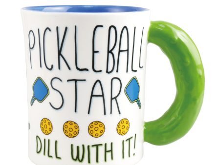 Sculpted Pickleball Mug Fashion