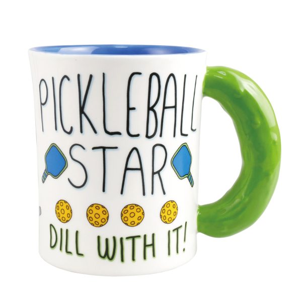 Sculpted Pickleball Mug Fashion