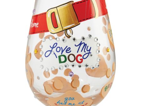 Stemless Love My Dog Discount