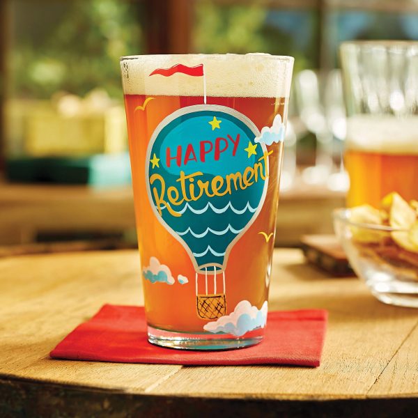 Happy Retirement Pint Glass Online Sale