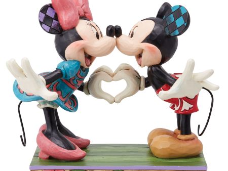 Mickey & Minnie w  Heart Hands For Discount