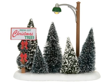 Lit Christmas Tree Lot Online now