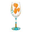 Birthday Slice Wine Glass Hot on Sale