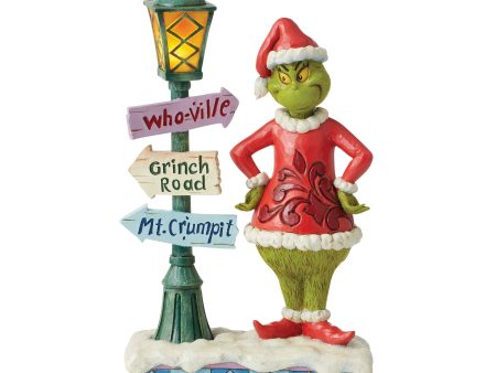 Grinch by Lit Lamppost For Cheap