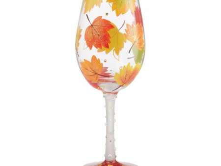 Autumn Bliss Wine Glass on Sale