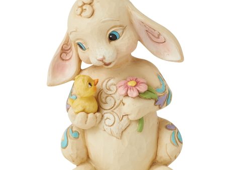 Bunny with Chick Mini Figurine Online now