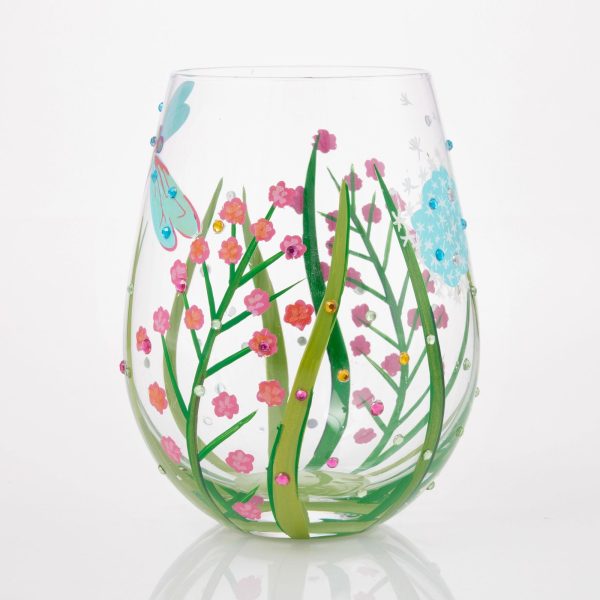 Stemless Glass Dragonfly Online Sale