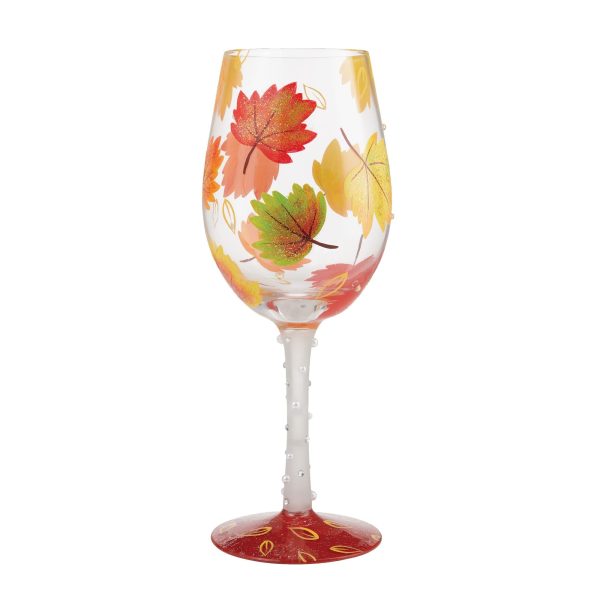 Autumn Bliss Wine Glass on Sale