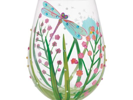 Stemless Glass Dragonfly Online Sale