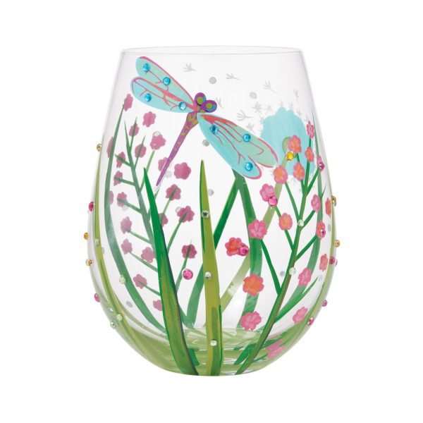 Stemless Glass Dragonfly Online Sale