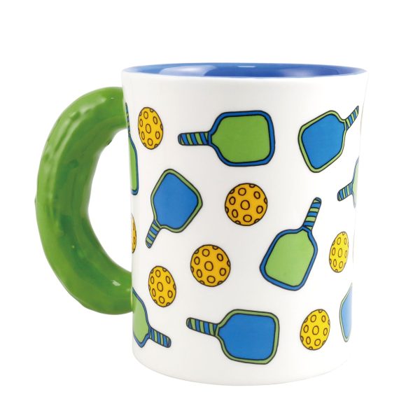 Sculpted Pickleball Mug Fashion