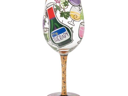 WINE GLASS MY THERAPY Online Sale