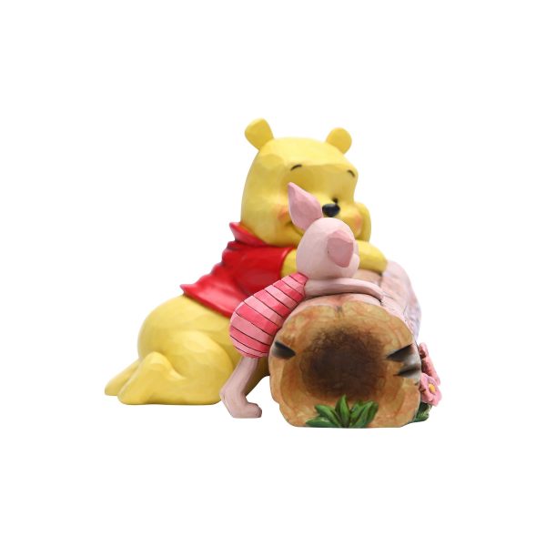 Pooh and Piglet by Log For Sale