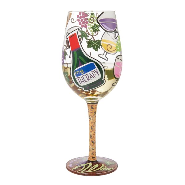 WINE GLASS MY THERAPY Online Sale