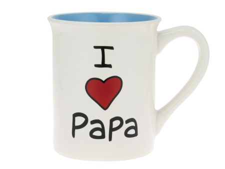 I HEART PAPA MUG 16 OZ Cheap