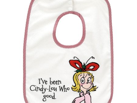 Cindy Lou Who Terry Cloth Bib Supply