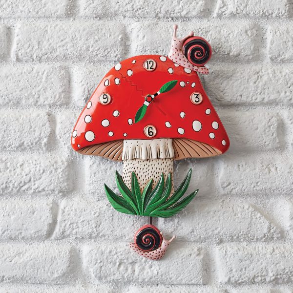 Fun-Guy Mushroom Wall Clock Online Hot Sale