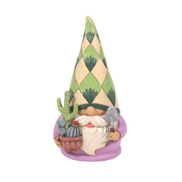 Succulent Gnome Figurine For Discount