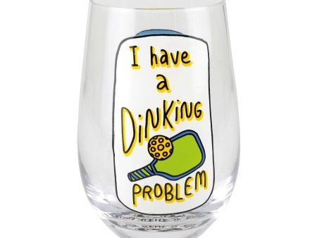 Dinking Problem Stemless Glass For Discount