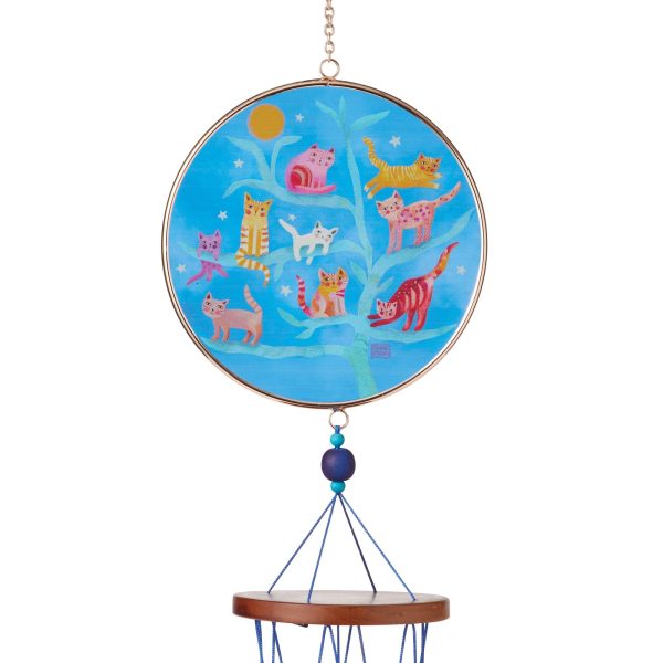 Crazy Cats Wind Chime For Discount