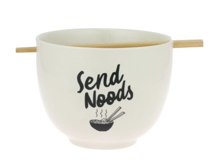 SEND NOODS RAMEN BOWL W CHOPST Online Hot Sale