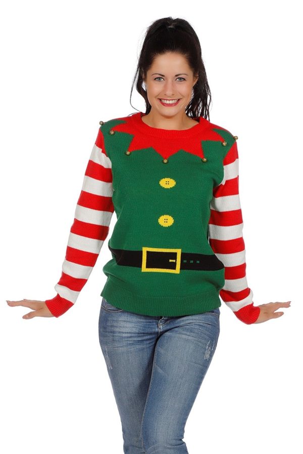 Weihnachtspulli Lustiger Weihnachtswichtel Unisex on Sale