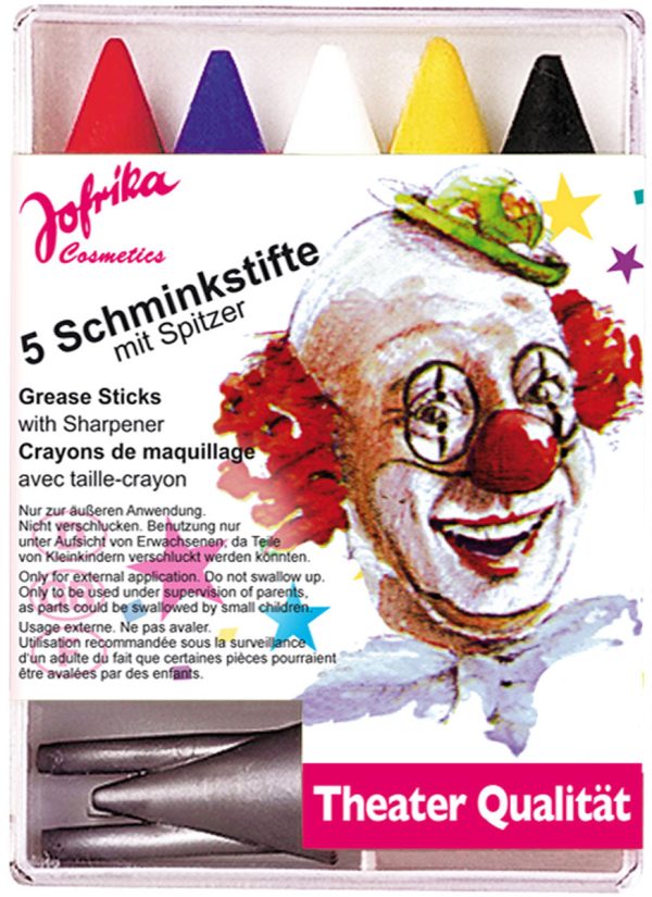 Theater Schmink Stifte mit Spitzer Online now