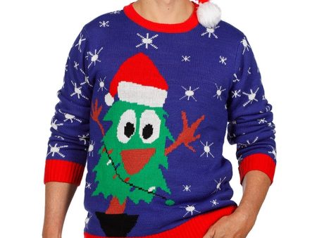 Weihnachtspulli Crazy Christmas Tree Unisex Fashion