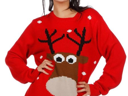 Weihnachtspulli Big Reindeer Unisex For Sale