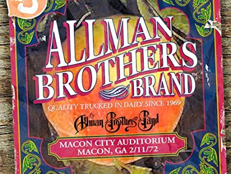 ALLMAN BROTHERS BAND - MACON CITY AUDITORIUM 2-11-72 (CD) Supply