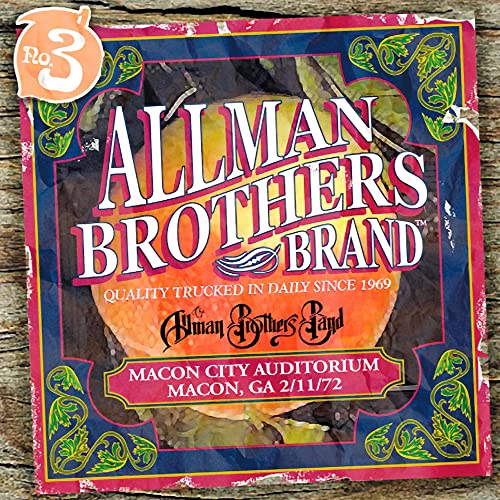 ALLMAN BROTHERS BAND - MACON CITY AUDITORIUM 2-11-72 (CD) Supply