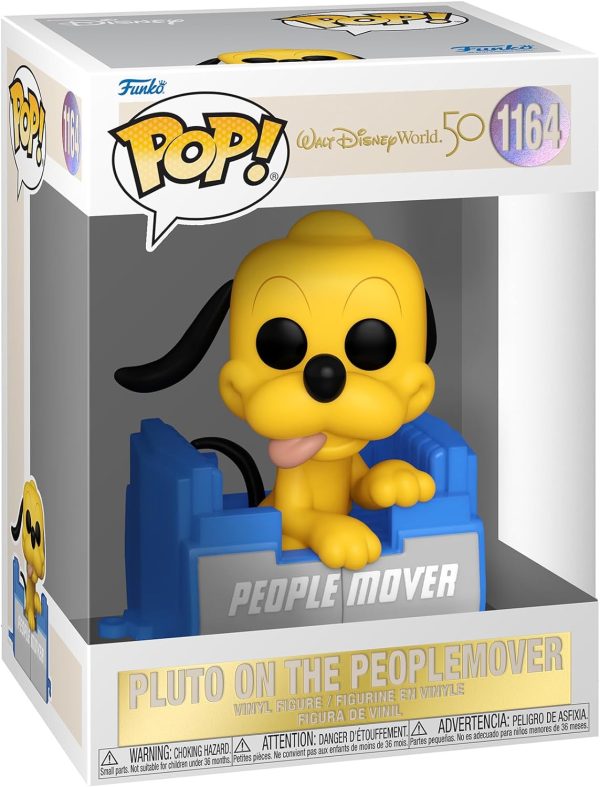 DISNEY WORLD 50: PLUTO ON THE PEOPLEMOVER #1164 - FUNKO POP! For Sale