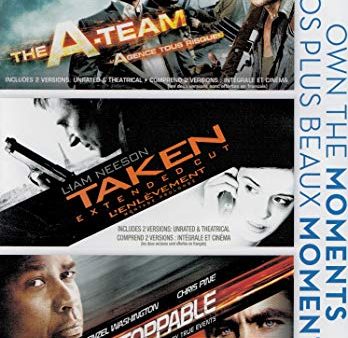 A-TEAM TAKEN UNSTOPPABLE - DVD-TRIPLE FEATURE For Discount