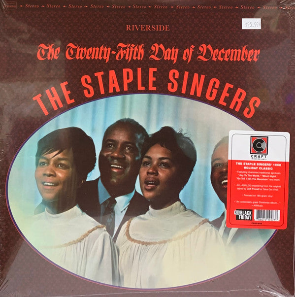 THE STAPLE SINGERS - THE TWENTY-FIFTH DAY OF DECEMBER For Cheap