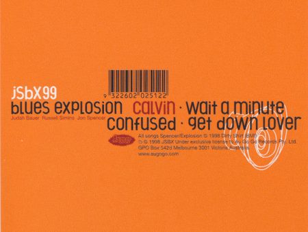 THE JON SPENCER BLUES EXPLOSION - CALVIN (CD) Fashion