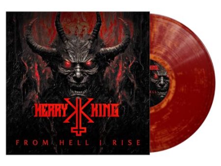 KERRY KING - FROM HELL I RISE (DARK RED, ORANGE MARBLE) (VINYL) For Cheap