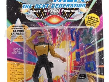 STAR TREK: NEXT GENERATION: LIEUTENANT COMMANDER GEORDI LA FORGE - PLAYMATES-1992 Sale