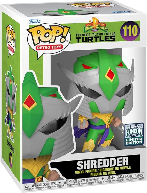 POWER RANGER TMNT: SHREDDER #110 - FUNKO POP!-LIMITED EDITION on Sale