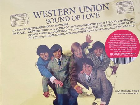 THE FIVE AMERICANS - WESTERN UNION   SOUND OF LOVE on Sale