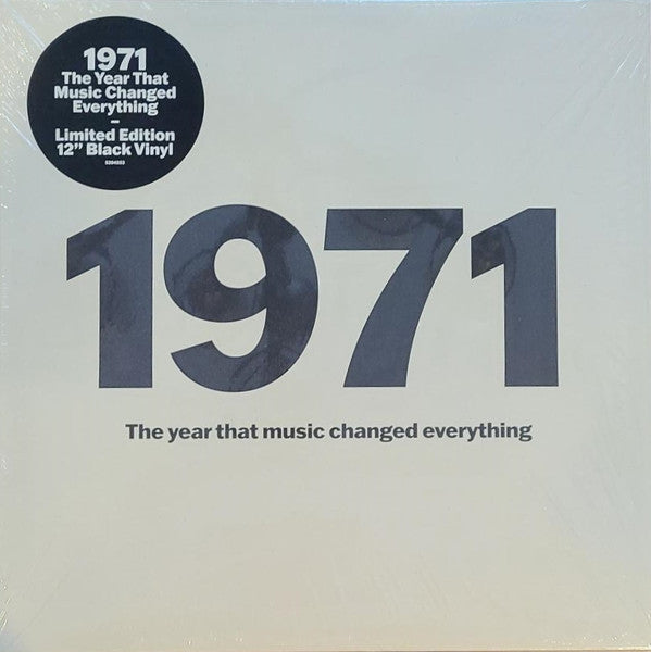 VARIOUS - 1971 - THE YEAR THAT MUSIC CHANGED EVERYTHING For Cheap