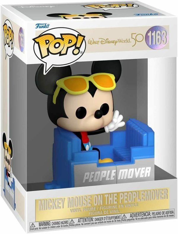 DISNEY WORLD 50: MICKEY MOUSE ON THE PEOPLEMOVER #1163 - FUNKO POP! on Sale