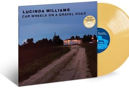 CAR WHEELS ON A GRAVEL ROAD (YELLOW VINYL) Supply